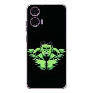 Чехлы с героями Марвел Motorola MOTO G04 (VPrint) (Зелёный Халк)