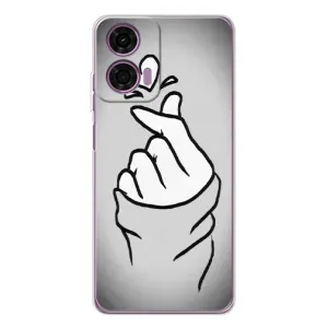 Чехол с принтом «Значок Love» для Motorola MOTO G04