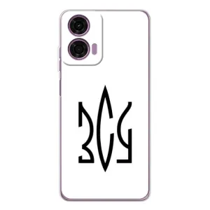 Чехлы для Motorola MOTO G04  Укр. Символика (AlphaPrint) (ЗСУ герб)