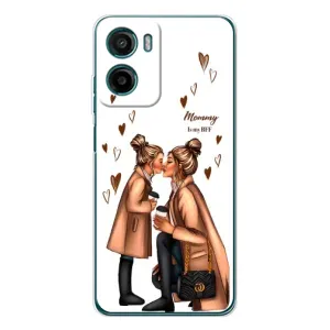 Чохол з друком для Motorola Moto G05 - (Мама з дитинкою) (AlphaPrint) (Донька і мама)