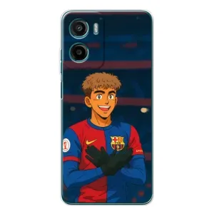 Чехол с футболистом Ламин Ямаль Motorola Moto G05 (Футболист Ямаль)