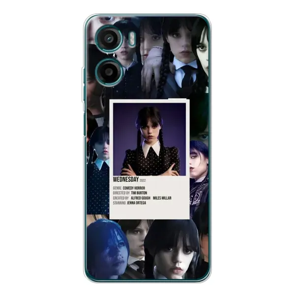 Чохол з принтом «колаж Венздей» для Motorola Moto G05 Чохол з принтом «колаж Венздей» для Motorola Moto G05