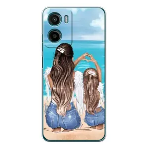 Чехол с печатью для Motorola Moto G05 - (Мама с ребенком) (AlphaPrint)