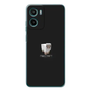 Чохол Майнкрафт на Motorola Moto G05 (AlphaPrint) Minecraft (Овечка Майнкрафт)