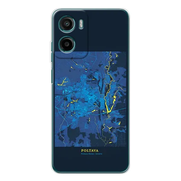 Чохол з принтом «Полтава» для Motorola Moto G05