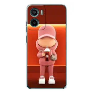Крутые Чехлы Луи Виттон для Motorola Moto G05 (AlphaPrint) (С Кофе)