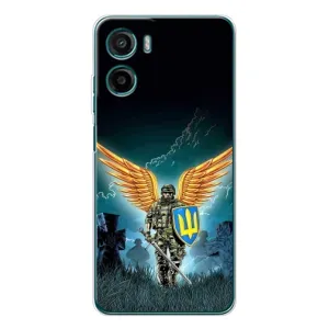 Чохол з принтом «Солдат ЗСУ» для Motorola Moto G05