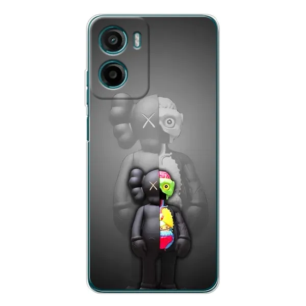 Чохол з принтом «Тіло Bearbrick» для Motorola Moto G05