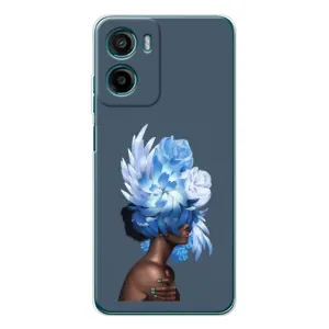Чехлы (ART) Цветы на Motorola Moto G06 Power (VPrint) (Цветы на голове)