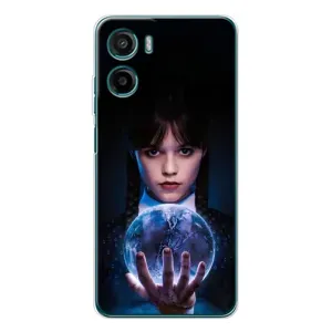Чохол з принтом «Магічна сфера Венздей» для Motorola Moto G06 Power