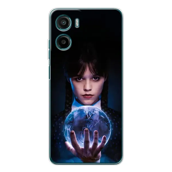 Чохол з принтом «Магічна сфера Венздей» для Motorola Moto G06 Power Чохол з принтом «Магічна сфера Венздей» для Motorola Moto G06 Power
