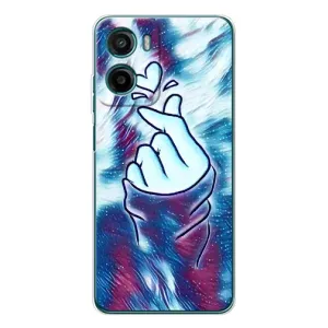 Чохол з принтом «Радужне серце» для Motorola Moto G06 Power