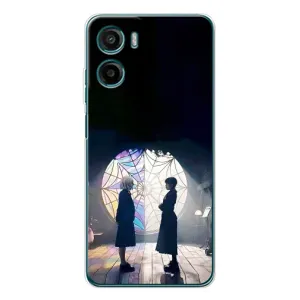 Чохол з принтом «Венздей та Інід» для Motorola Moto G06 Power