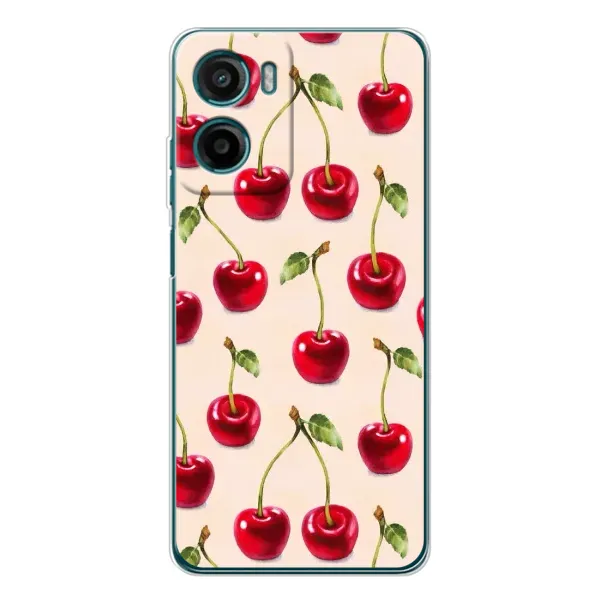 Чохол з принтом «Черешня» для Motorola Moto G06 Power Чохол з принтом «Черешня» для Motorola Moto G06 Power