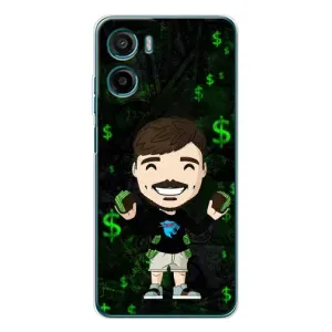 Чохол з принтом «Блогер Beast» для Motorola Moto G06