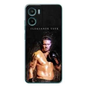 Чохол з картинкою Олександр Усик для Motorola Moto G06 (Боксер Олександр Усик)