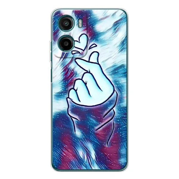 Чохол з принтом «Радужне серце» для Motorola Moto G06 Чохол з принтом «Радужне серце» для Motorola Moto G06