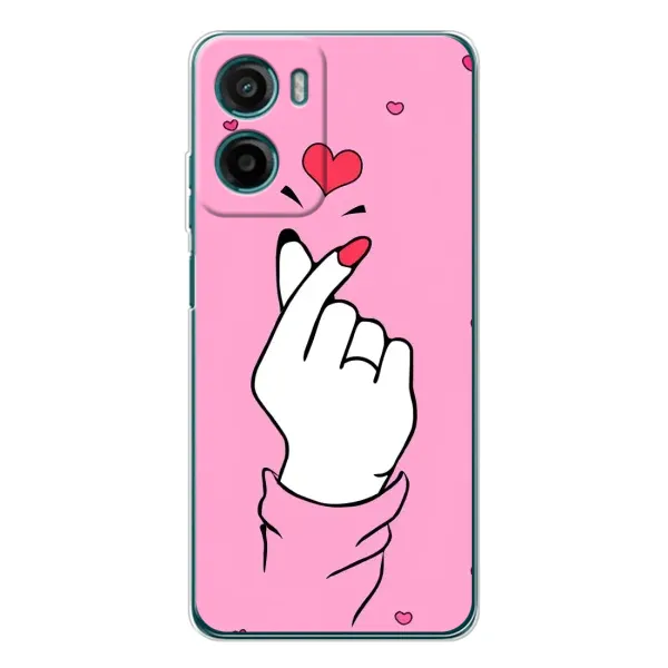 Чохол з принтом «Знак Love» для Motorola Moto G06 Чохол з принтом «Знак Love» для Motorola Moto G06