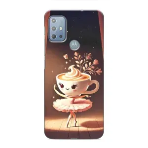 Чохол з мемом Тралалело тралала на Motorola MOTO G10 (Балерина капучина)