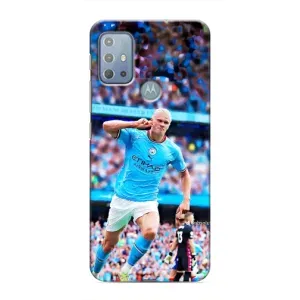 Чехлы с футболистом Ерлинг Холанд для Motorola MOTO G10 (AlphaPrint) (фанаты Холанда)