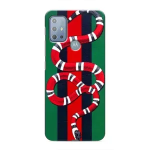 Чехлы ГУЧЧИ для Мото G10 (AlphaPrint) (Gucci змия)