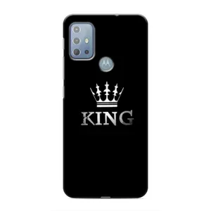 Чехол с Короной Мото G10 - (AlphaPrint) (KING)