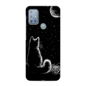 Чохол з принтом для Motorola MOTO G10 (AlphaPrint) Модні коти