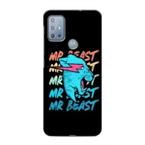 Чехлы Мистер Бист для Мото G10 (logo Mr beast)