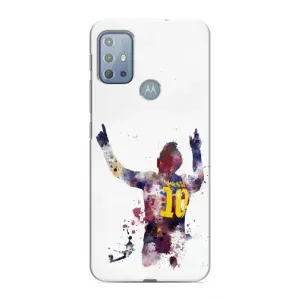 Чехлы Месси для Motorola MOTO G10 (AlphaPrint) (Messi Barca)