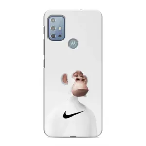 Чехлы с Обезьянами NFT для Motorola MOTO G10 (AlphaPrint) (обезьяна NFT Nike)