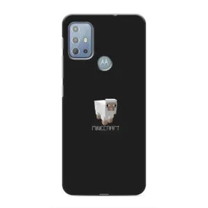 Чехол Майнкрафт на Motorola MOTO G10 (AlphaPrint) Minecraft (Овечка Майнкрафт)