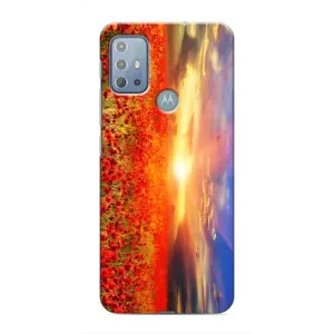Чохол з принтом «Поле тюльпанів» для Motorola MOTO G10