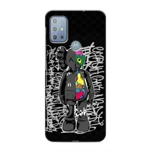 Чехлы для Motorola MOTO G10 - Bearbrick Louis Vuitton (PREMIUMPrint) (Стиль Bearbrick)