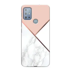Мраморний чехол на Motorola MOTO G10 (VPrint) (Тройний мрамор)