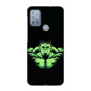 Чохли з героями Марвел Motorola MOTO G10 (VPrint) (Зелений Халк)