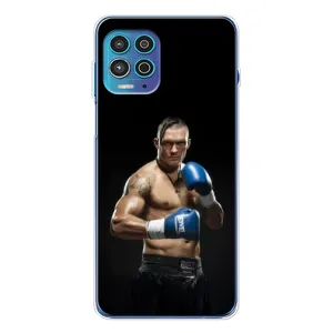 Чохол з картинкою Олександр Усик для Motorola MOTO G100 Pro (Боксер Усик)