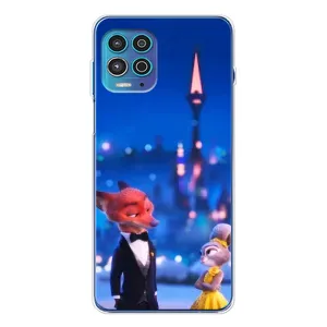 Чехол Зоотрополіс на Motorola MOTO G100 Pro (Романтический вечер Зверополис)