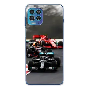 Чехол с принтом «Гонка Формула 1» для Motorola MOTO G100 Pro