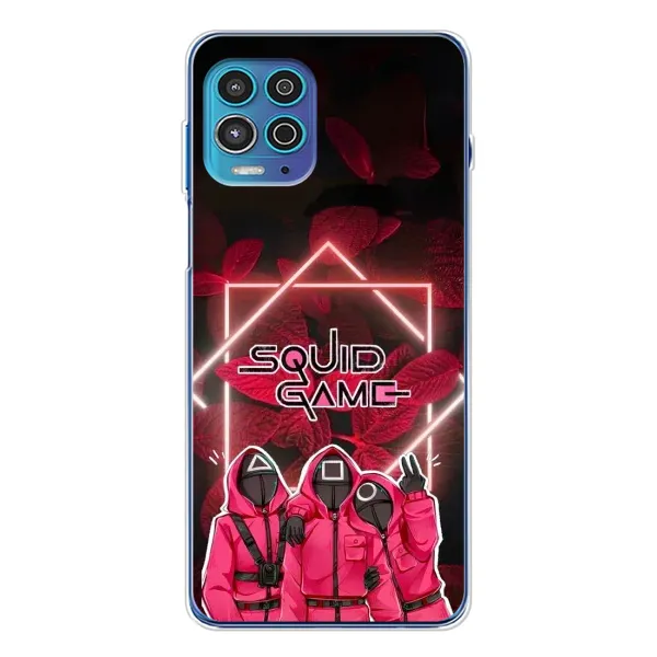 Чехол с принтом «Охранники Игра кальмара» для Motorola MOTO G100 Pro Чехол с принтом «Охранники Игра кальмара» для Motorola MOTO G100 Pro
