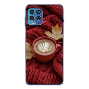 Чохол з унікальним дизайном 'Осінь з кавою' для Motorola MOTO G100 Pro (Кава на ковдрі)