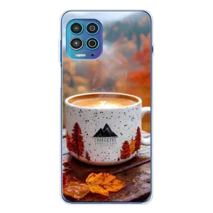 Чохол з унікальним дизайном 'Осінь з кавою' для Motorola MOTO G100 Pro (Кава на природі)