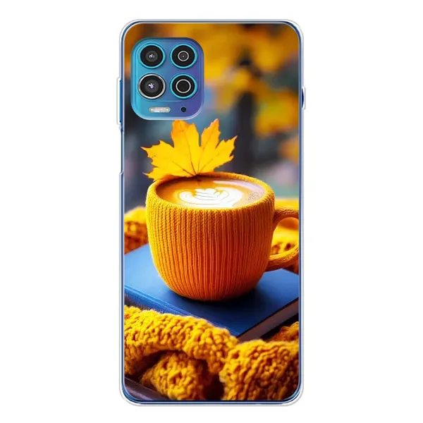 Чохол з принтом «Кава на жовтому пледі» для Motorola MOTO G100 Pro Чохол з принтом «Кава на жовтому пледі» для Motorola MOTO G100 Pro