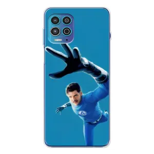 Чехол с принтом Фантастическая четверка для Motorola MOTO G100 Pro (Мистер Фантастик супергерой)