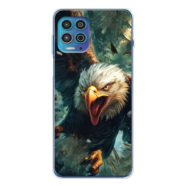 Чохол з принтом «Орел у польоті» для Motorola MOTO G100 Pro Чохол з принтом «Орел у польоті» для Motorola MOTO G100 Pro