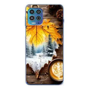 Чохол з унікальним дизайном 'Осінь з кавою' для Motorola MOTO G100 Pro (Осінньо-зимова кава)