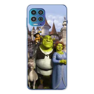 Чехол с мультфильмом Шрек на Motorola MOTO G100 Pro (Сказочные герои Шрека)