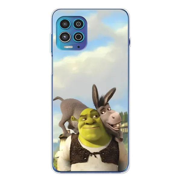 Чехол с принтом «Шрек и Осел» для Motorola MOTO G100 Pro Чехол с принтом «Шрек и Осел» для Motorola MOTO G100 Pro