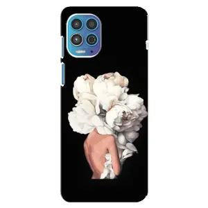 Чехлы (ART) Цветы на Motorola MOTO G100 (VPrint)