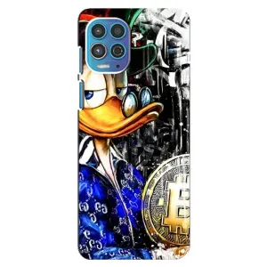 Чохол з принтом «Біткойн Скрудж» для Motorola MOTO G100