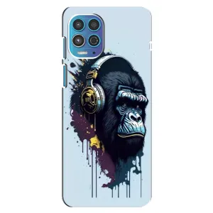 Чохол з принтом «Горила в навушниках» для Motorola MOTO G100